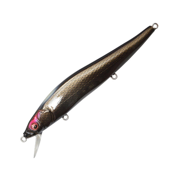 Megabass Vision Oneten 110 – Jerkbait Flottant Eau Douce 14 g – MG Secret Shadow