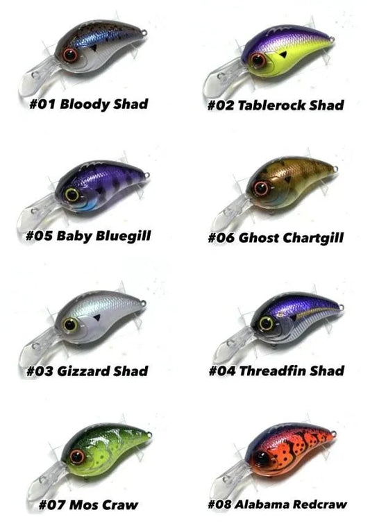 Leurre Crankbait Mibro Derringer MR – 48 mm / 7.7 g