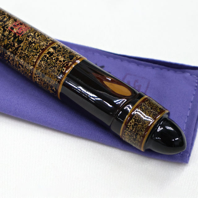 Ciseaux japonais coupe-fil 90 mm avec étui artisanal Masashi – laque urushi, poignée type canne de prestige – Japon