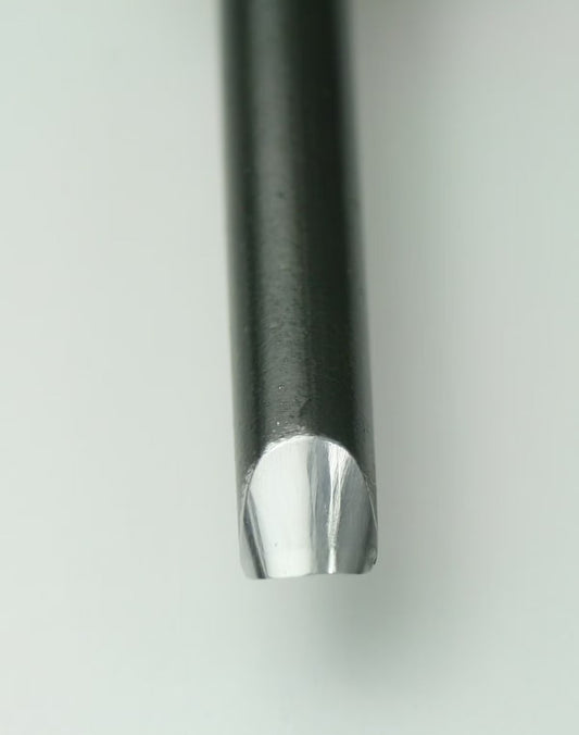 Japanese Round Carving Chisel – Aogami #2 Steel – Hinoki Handle (3mm / 9mm / 12mm / 15mm)