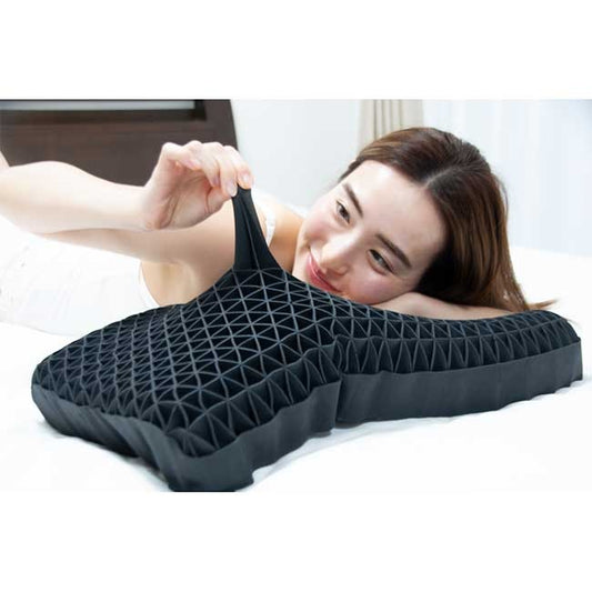 Oreiller Japonais TPE Premium Shigoku | Répartition de la Pression, Soutien Cervical & Sommeil Frais