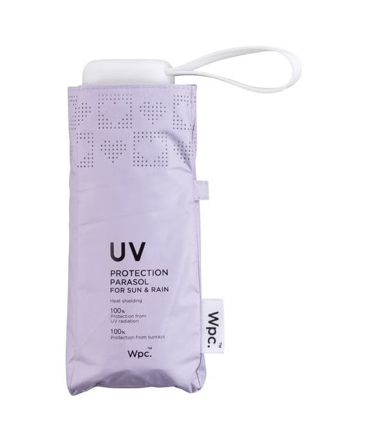 Parapluie Pliable Mini Anti-UV Bordure Cœur Wpc.
