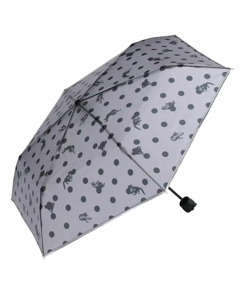 Parapluie Vinyle Transparent Pliable Motif Chats et Pois Masayuki Oki × Wpc.