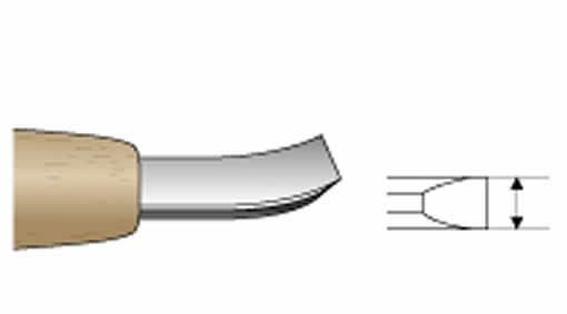 Outil japonais HSS type racloir plat – Finition du fond de rainures – Sculpture sur bois