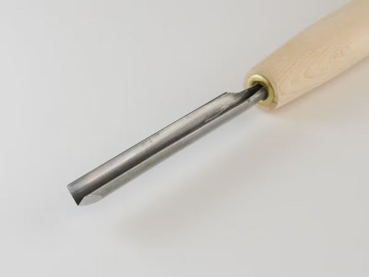 Japanese HSS "Tendo" Wood Chisel – 60° V-Gouge Carving (6 mm)