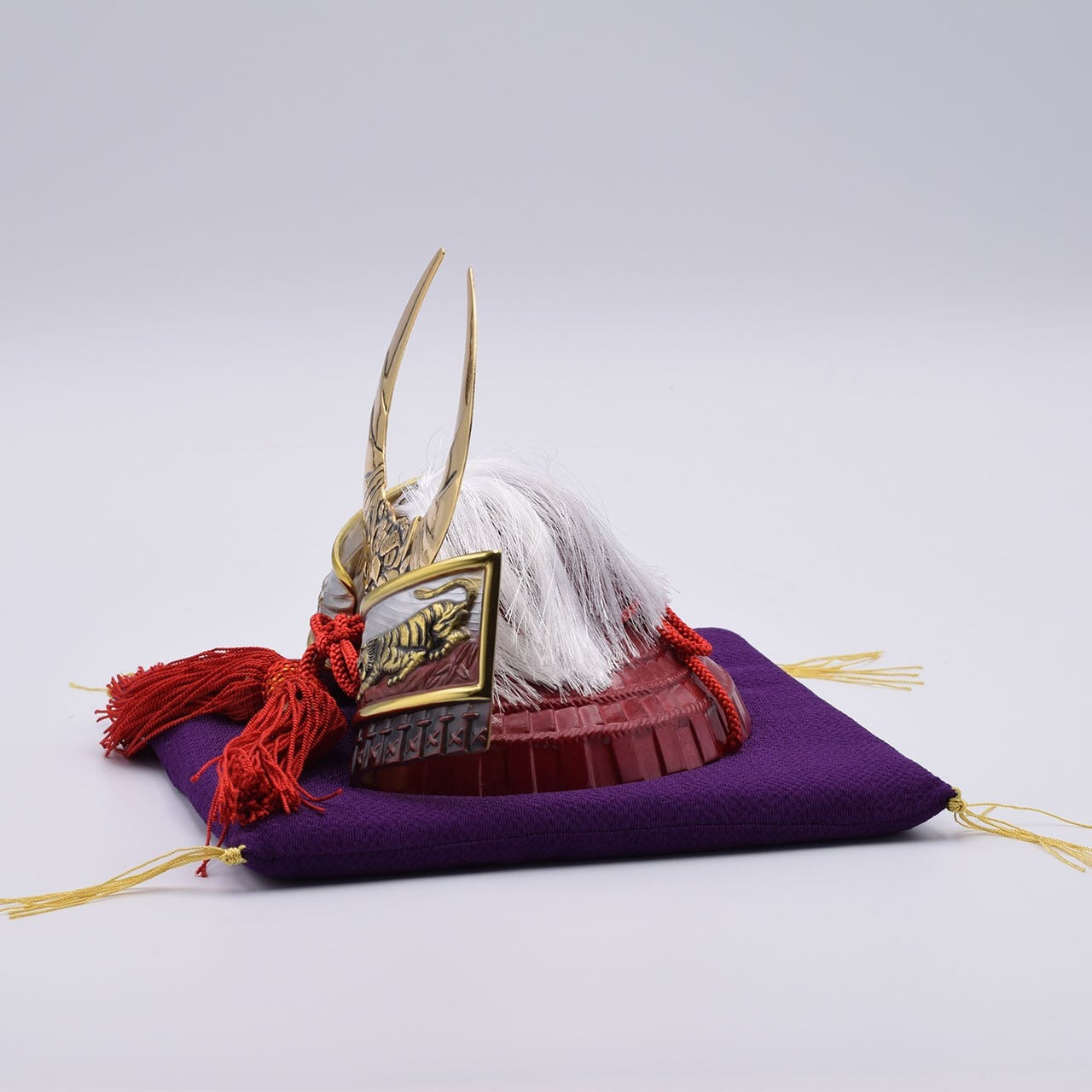 Casque de samouraï japonais Takeda Shingen Ginzado | Kabuto décoratif fabriqué au Japon