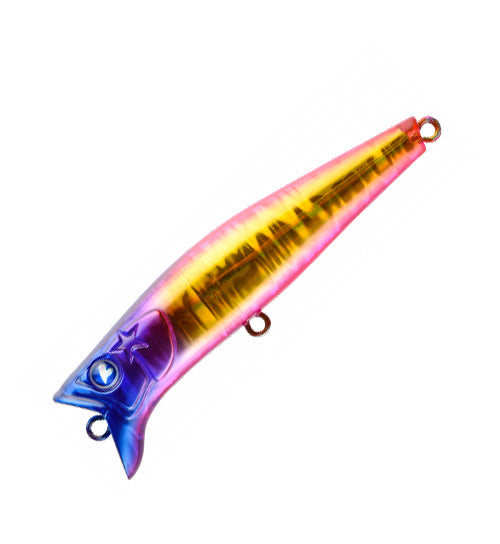 BlueBlue Gaboz 65 – Leurre Surface 65mm 6g – Popper Topwater Made in Japan – Special Seabass