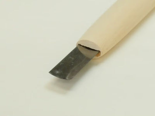 Japanese Carving Chisel Outlet – Intermediate Profile (Asa/Naka) 12mm – Aogami #2 Steel – Hinoki Handle