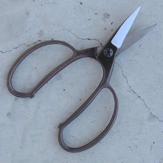 Ciseaux de jardin japonais forgés – 75 mm – Acier carbone – Fabrication traditionnelle