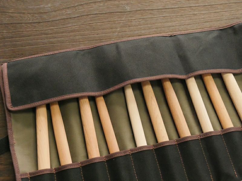 Japanese 10-piece HSS carving tool set with canvas case – Exclusive Edition