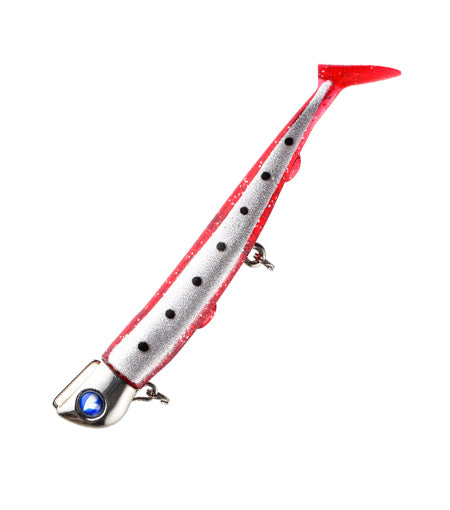 BlueBlue Jolty – Leurre Souple 4 inch sur Tete Plombee (Jig Head) 15g 22g 30g – Made in Japan