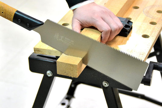 KAKURI Gikou Ryoba Japanese Saw 210/240 mm – Double-sided saw with interchangeable blade and cork handle