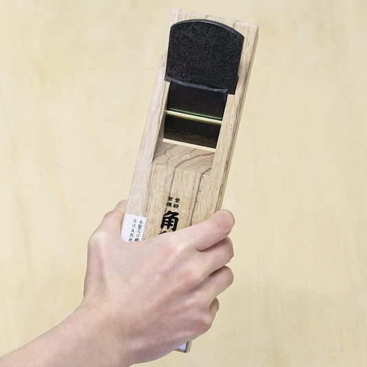 Rabot Japonais KAKURI 50 mm – Kanna double lame finition blanche en chêne (modèle débutant)