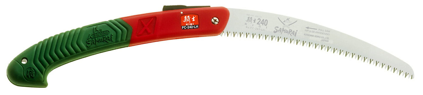 Scie pliante japonaise Kishi – Série FC – Scie d’élagage compacte