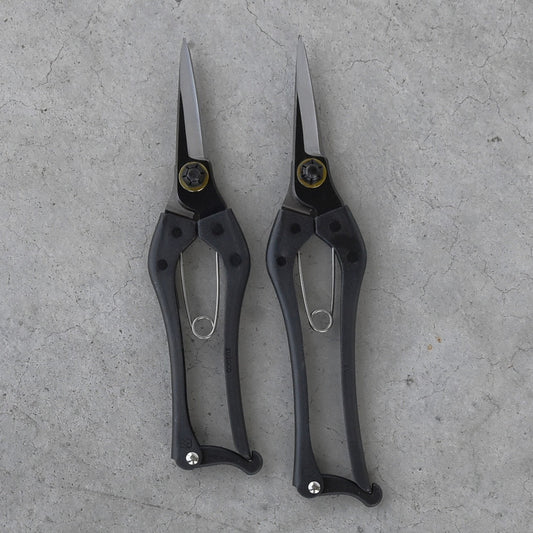 Ciseaux japonais KUROCO à double lame – Manche court – 180 mm – Taille précise des bourgeons