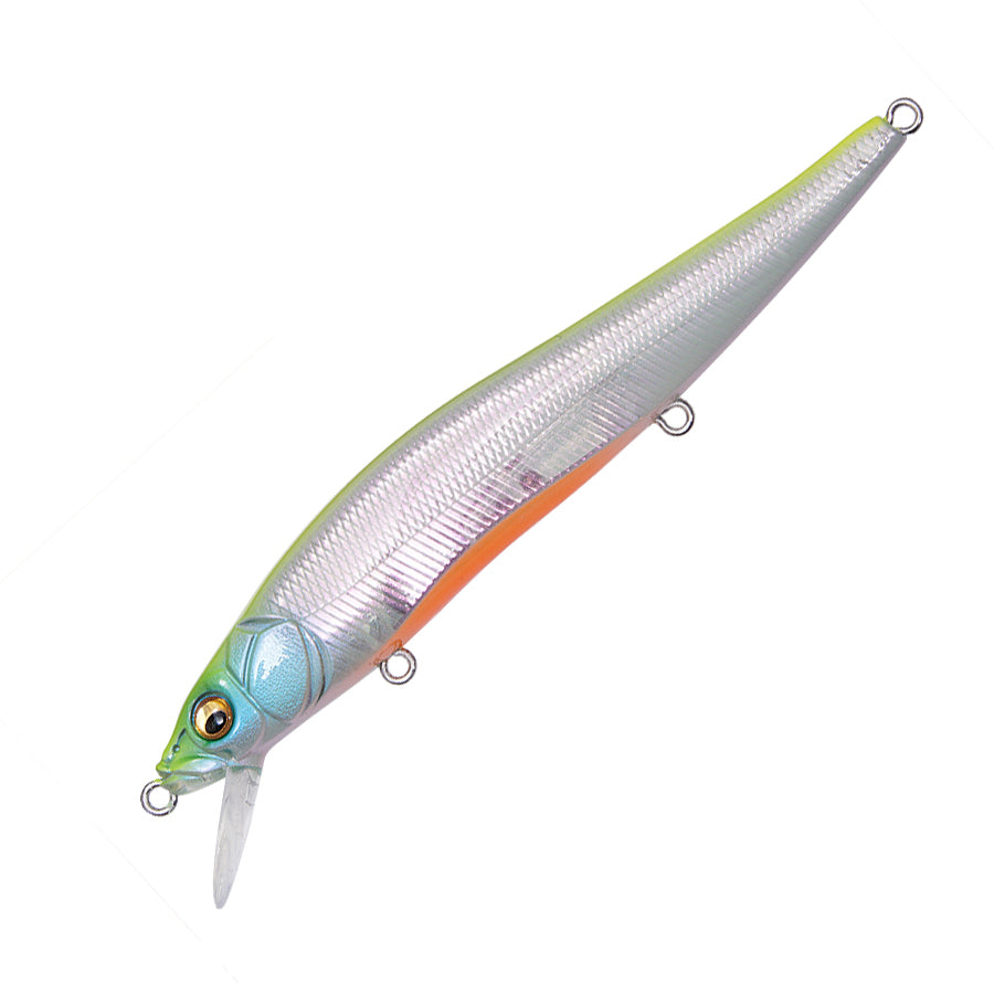 Megabass Vision Oneten 110 – Jerkbait Suspendu 14 g – Aurora Reaction