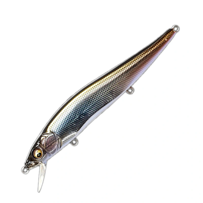 Megabass Vision Oneten 110 – Jerkbait Flottant Eau Douce 14 g – M Cosmic Shad