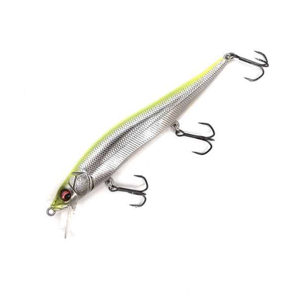 Megabass Vision Oneten 110 – Jerkbait Flottant Eau Douce 14 g – M Hot Shad