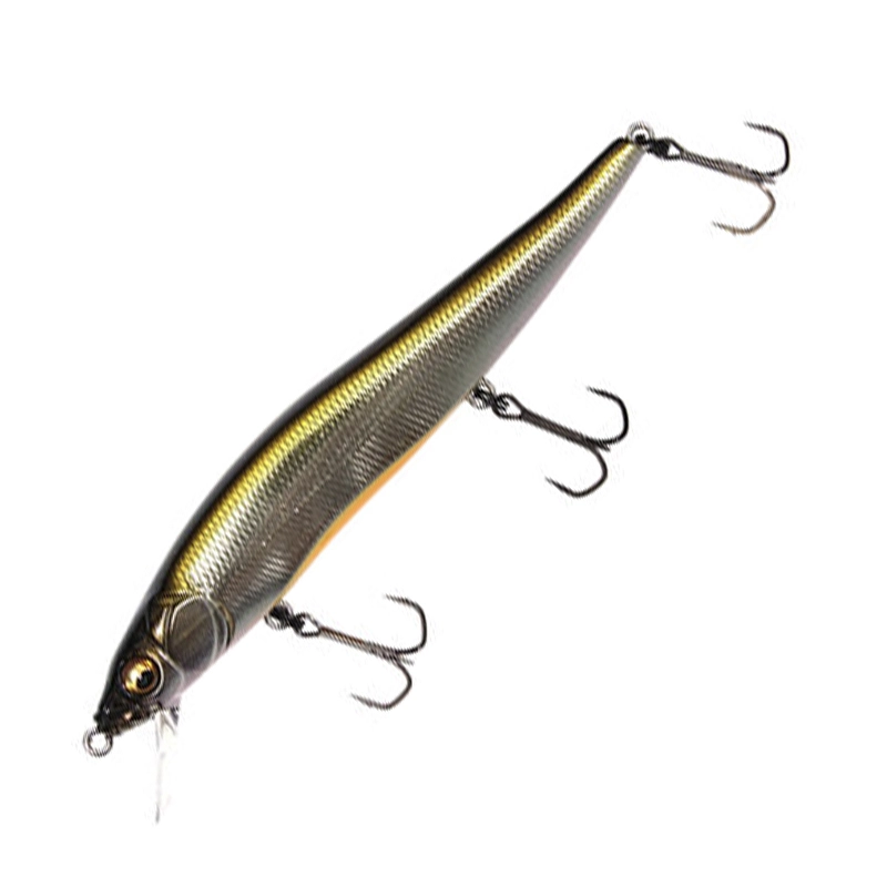 Megabass Vision Oneten 110 – Jerkbait Flottant Eau Douce 14 g – M Stardust Shad II