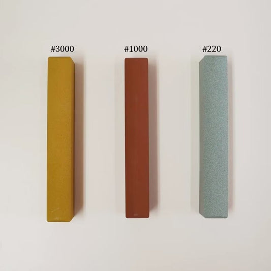 Pierre à aiguiser Naniwa Gōken – Lames courbes – Grains #220 / #1000 / #3000