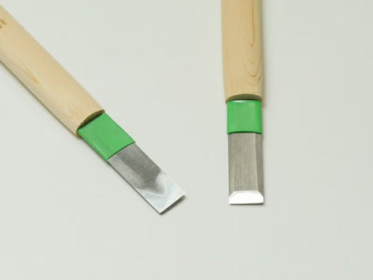 Japanese chisel for Noh mask – HSS steel – Long reach – Deep & inner carving