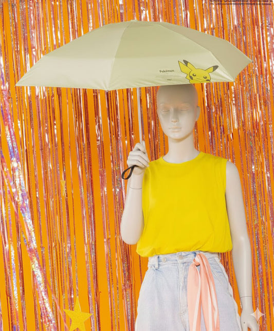 Parapluie Pokémon compact pliant – Ombrelle pluie & soleil UV 100% – Wpc. x Pokémon