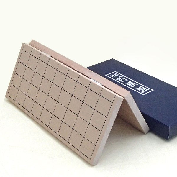 Plateau de shogi pliant en bois – Shin Katsura 4 – Format compact – Débutant & transport