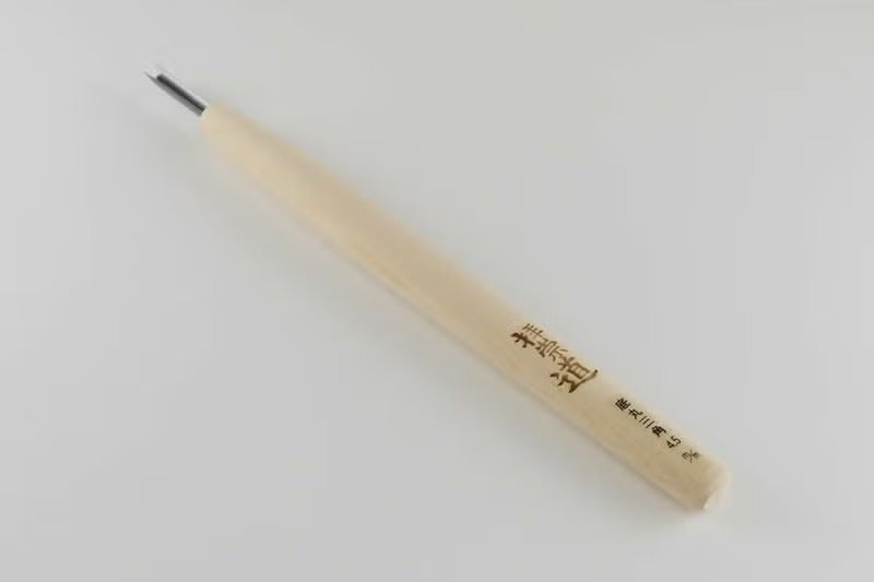 Ciseau japonais V arrondi – Acier HSS – 3 mm / 4.5 mm – Sculpture fine