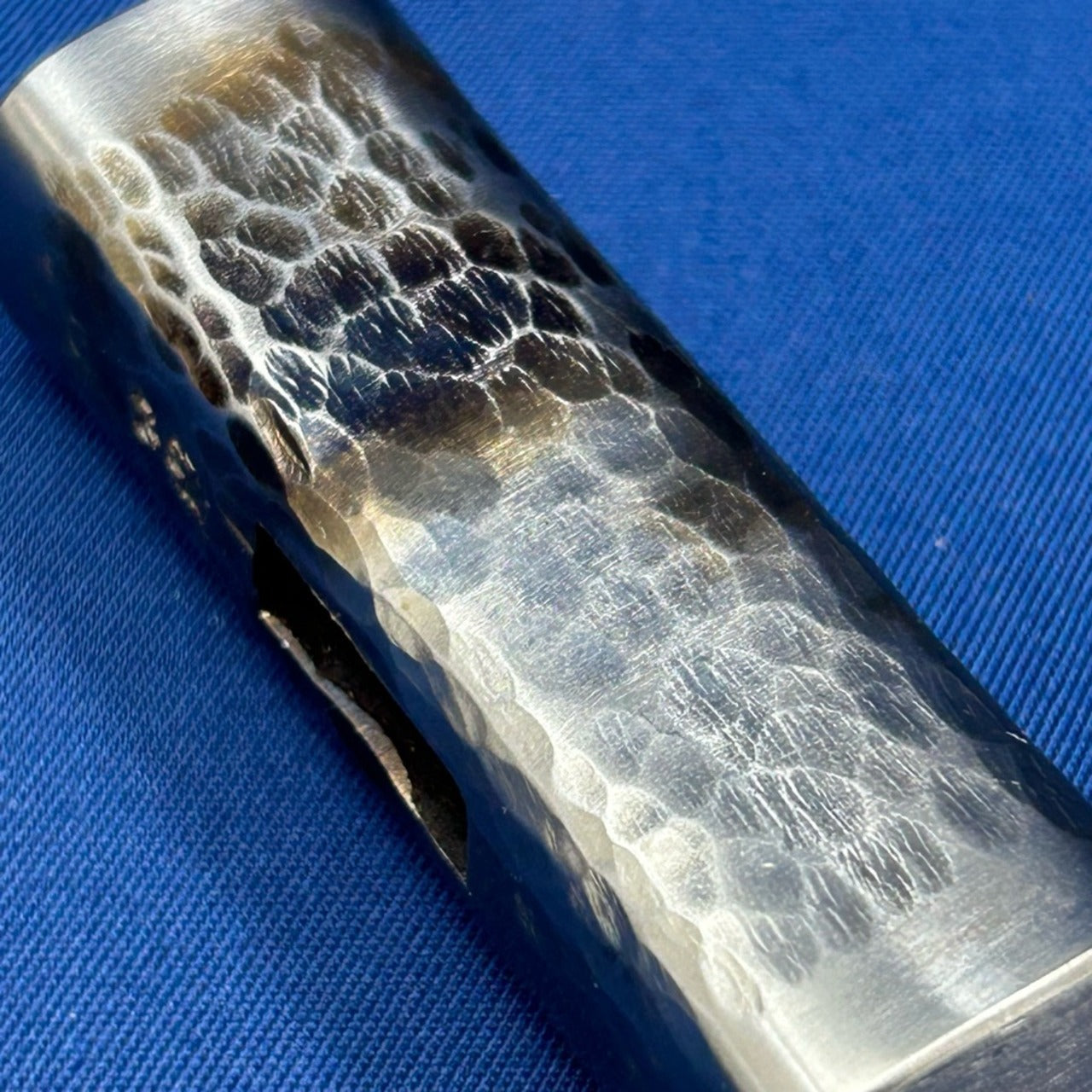 Marteau japonais carré Shinzan – 177 g – Finition martelée Tsuichime