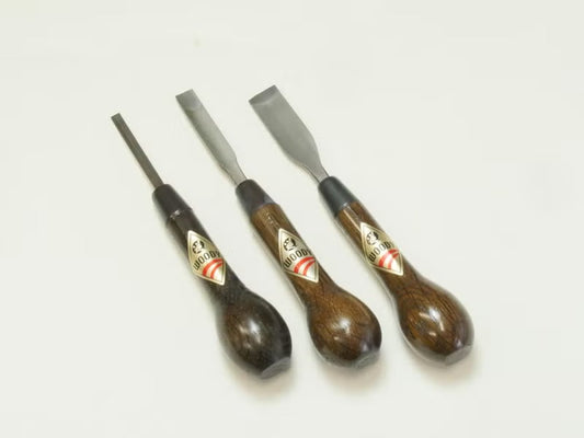 Japanese HSS WOODCHISEL – Shallow Carving Gouge (6–18 mm)