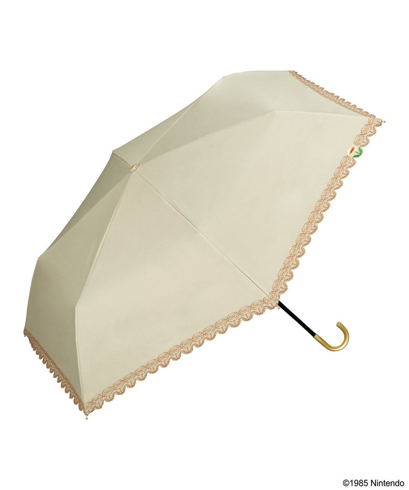 Parapluie Pliant Anti-UV Wpc. Super Mario Bros Scallop Mini - Beige