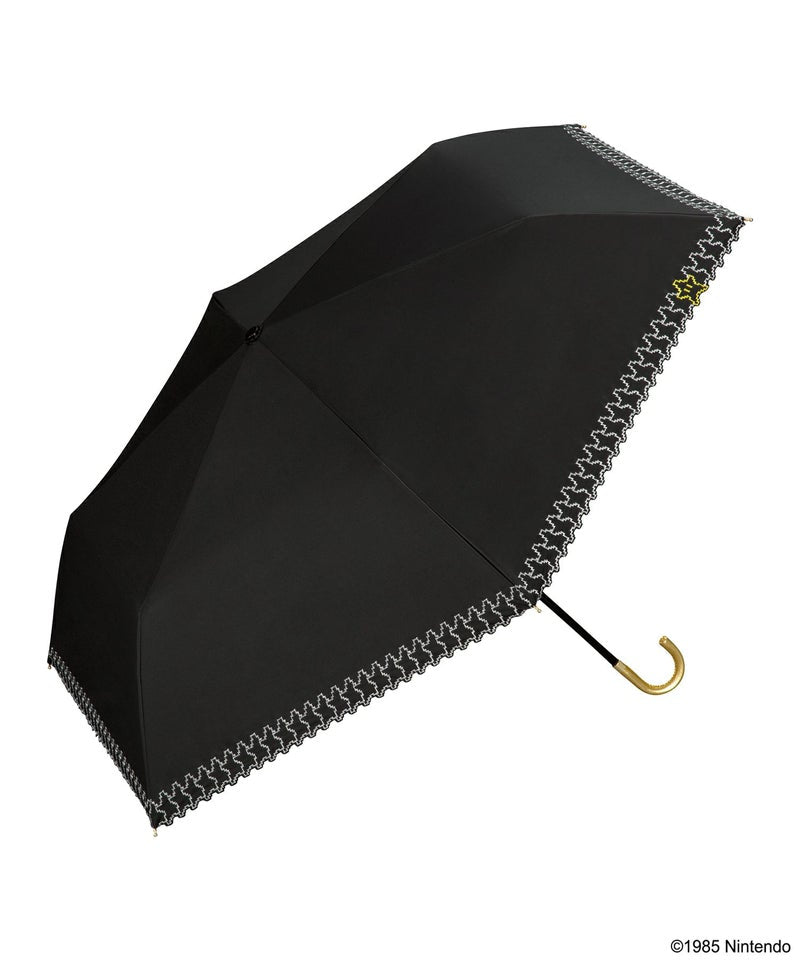Parapluie Pliant Anti-UV Wpc. Super Mario Bros Scallop Mini - Noir