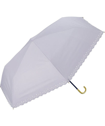 Parapluie Pliant Anti-UV Wpc. Flower Cut Stripe Mini - Lavande
