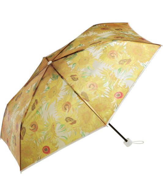 Parapluie Pliable Mini Museum Art Umbrella Wpc. | Vinyle Pluie - ゴッホ／ひまわり