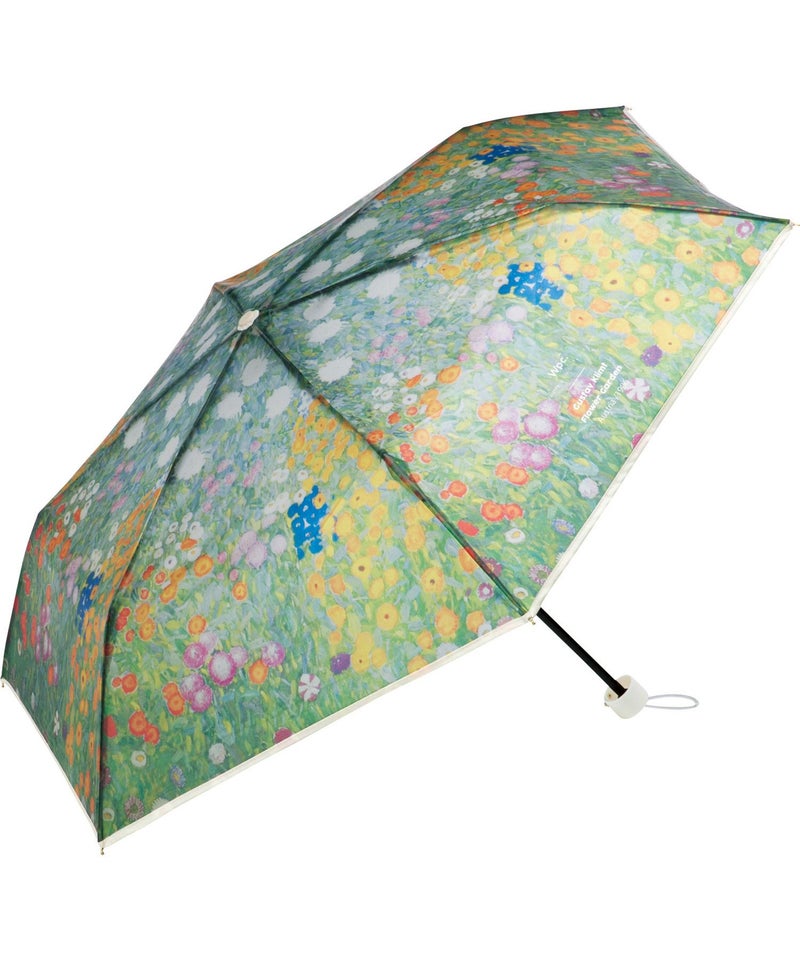 Parapluie Pliable Mini Museum Art Umbrella Wpc. | Vinyle Pluie - クリムト／フラワーガーデン