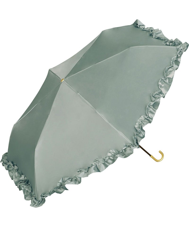 Parapluie Pliable Mini Satin Frill Wpc. | Pluie & Soleil - Gris