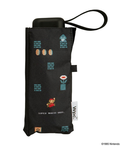 Parapluie Pliable Mini Super Mario Bros Anti-UV Wpc. - Noir