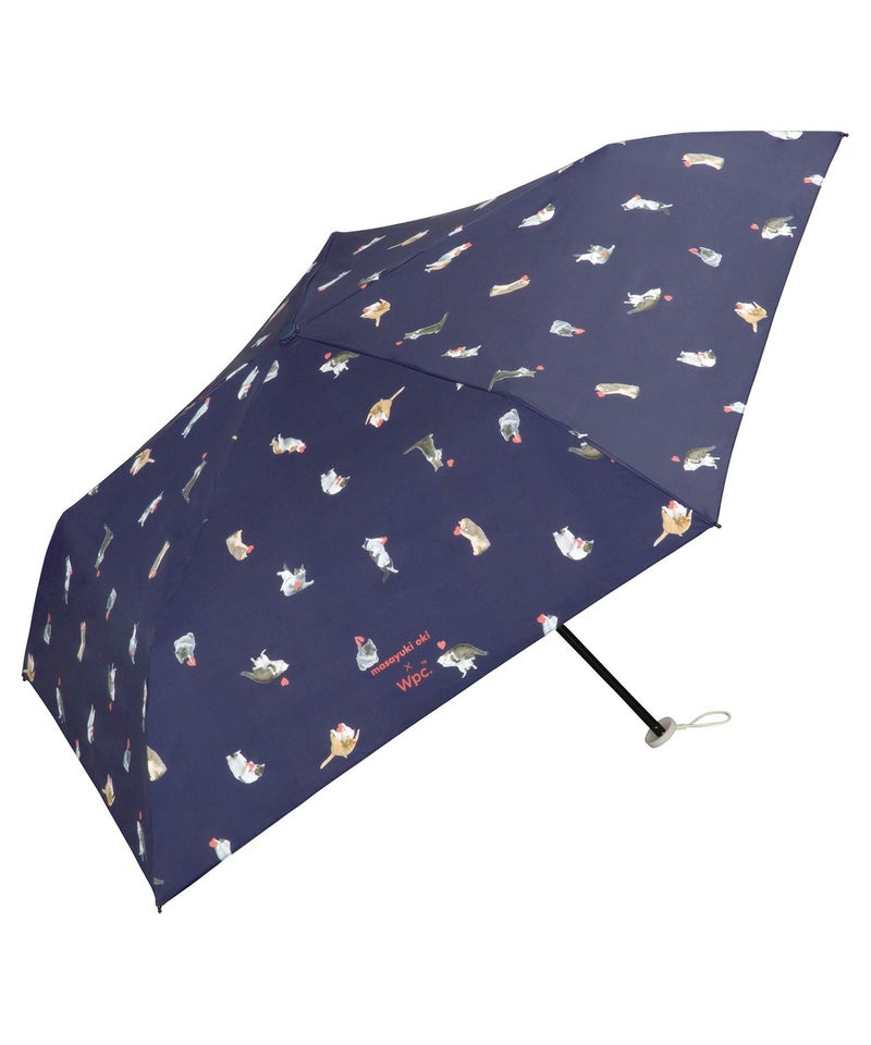 Parapluie Pliable Léger Umbre-Nyan Masayuki Oki X Wpc. - Bleu Marine