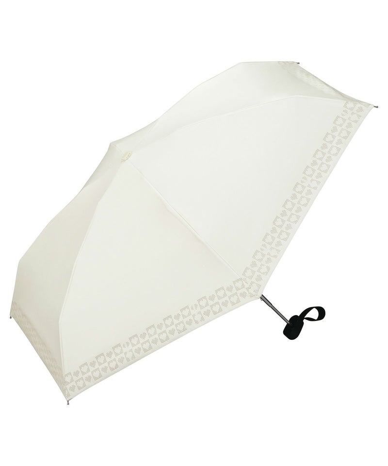 Parapluie Pliable Rim Cutting Heart Mini Anti-UV Wpc. - Blanc Cassé