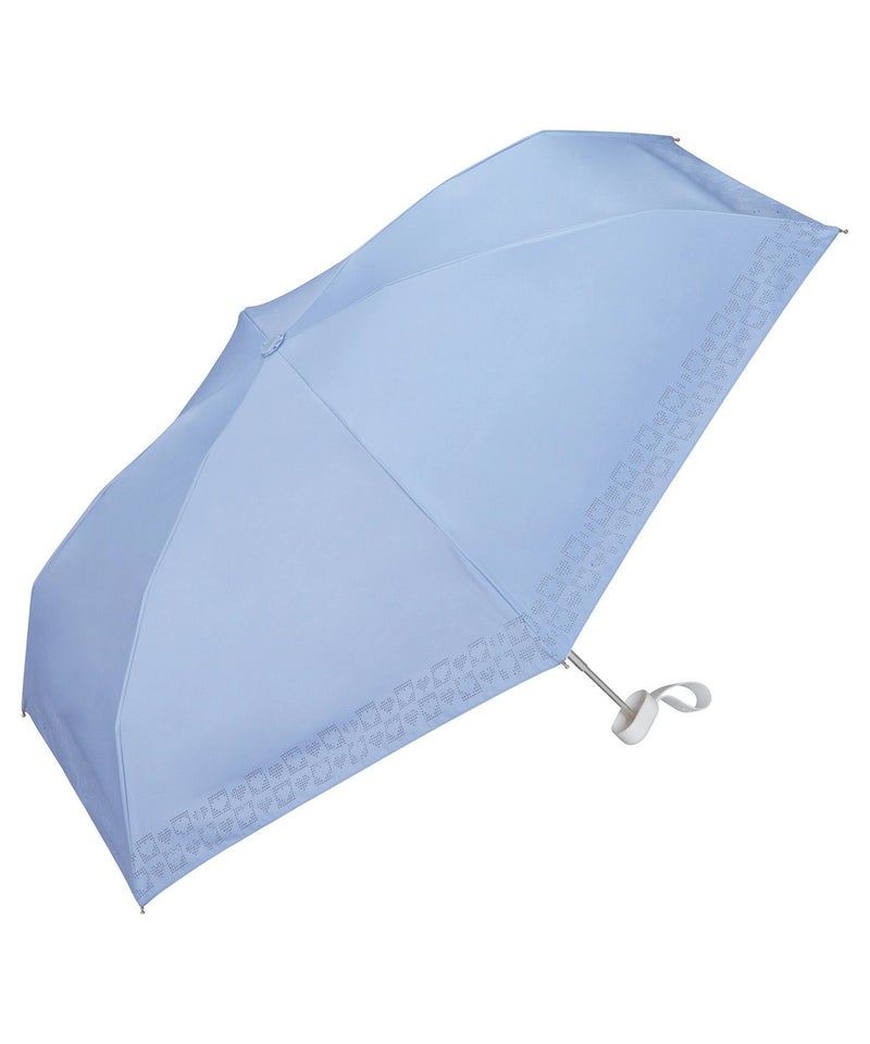 Parapluie Pliable Rim Cutting Heart Mini Anti-UV Wpc. - Bleu Sax