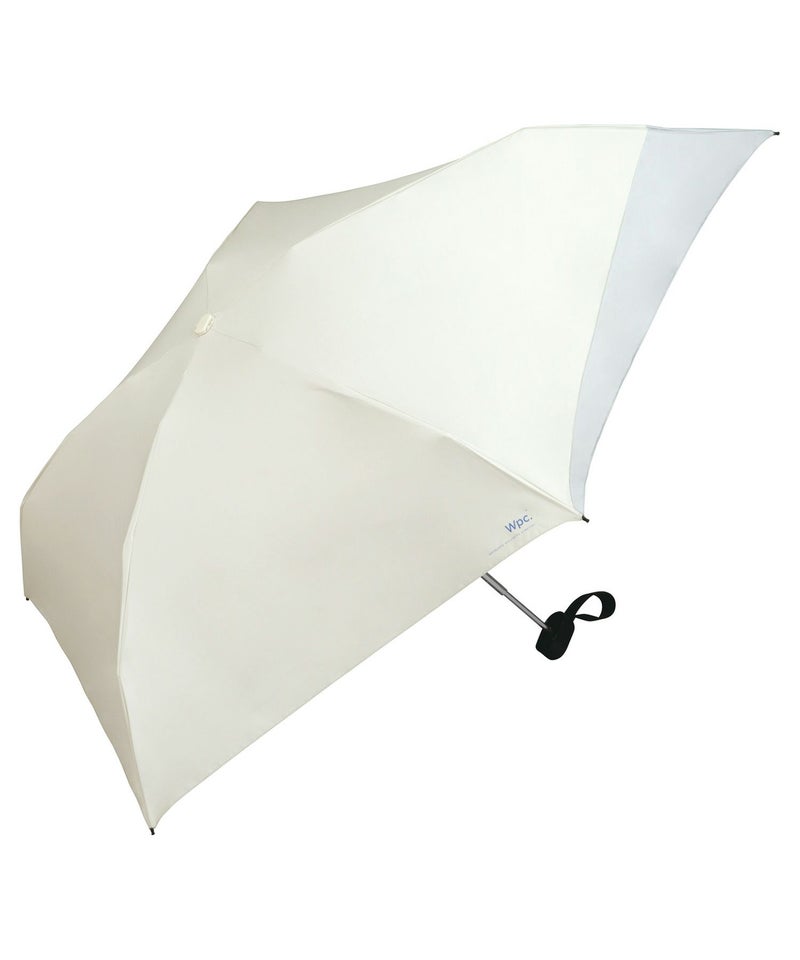 Parapluie Pliant Anti-UV Wpc. Back Protect Tiny - Blanc cassé × Gris clair