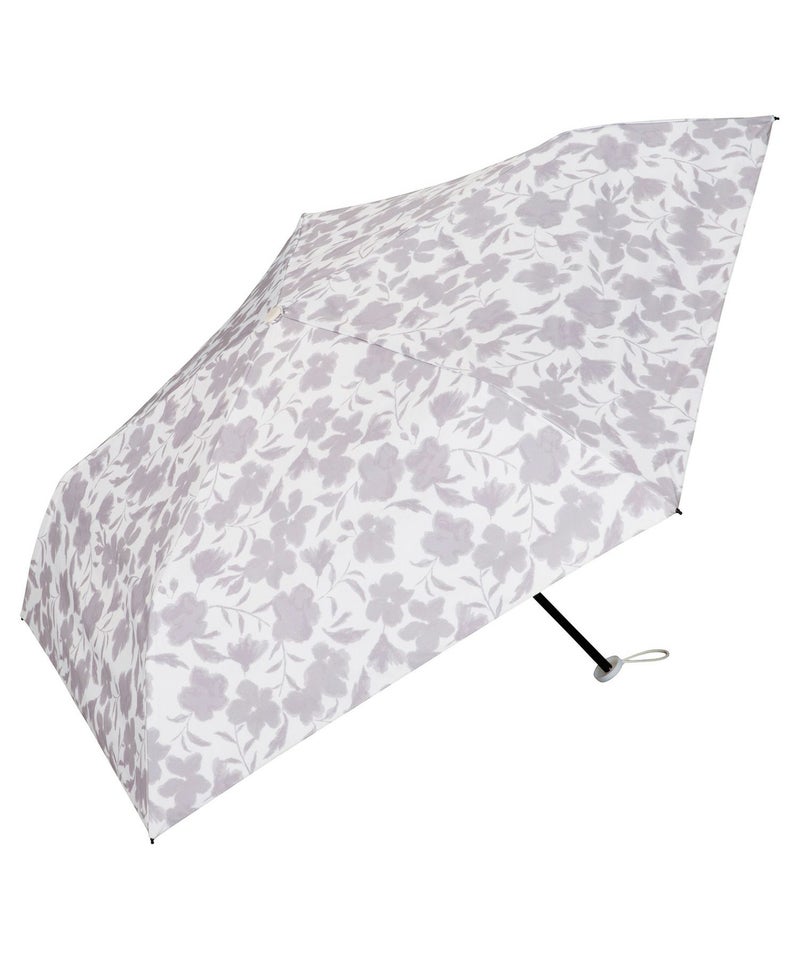 Parapluie Pliant Anti-UV Wpc. Flower Silhouette Mini - Blanc cassé