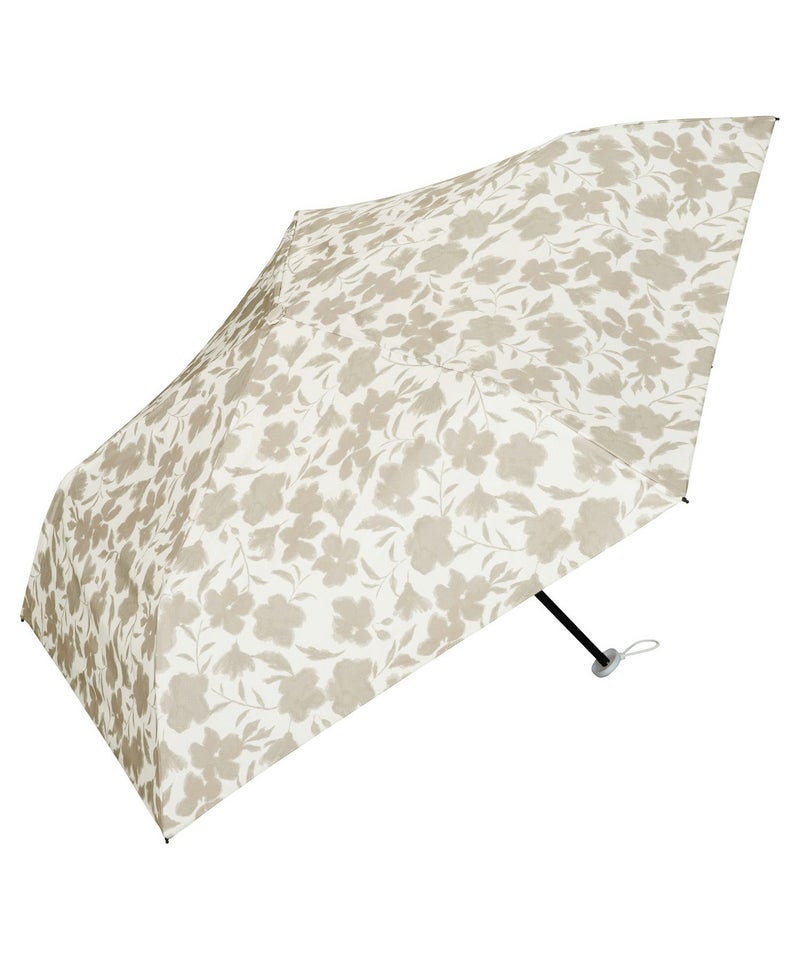 Parapluie Pliant Anti-UV Wpc. Flower Silhouette Mini - Beige