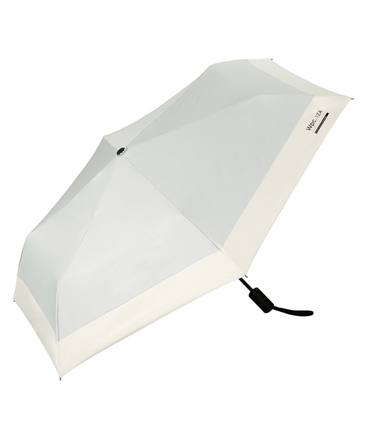 Parapluie Pliable Auto-Ouvrant Anti-UV Wpc. IZA | Pluie & Soleil - Beige × Écru