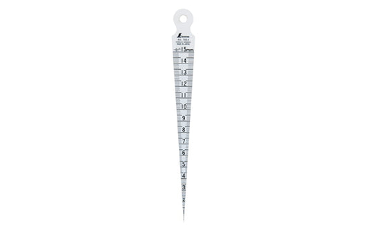 Jauge Conique Shinwa 1–15 mm – Standard inox