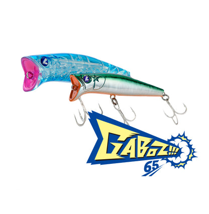 BlueBlue Gaboz 65 – Leurre Surface 65mm 6g – Popper Topwater Made in Japan – Special Seabass