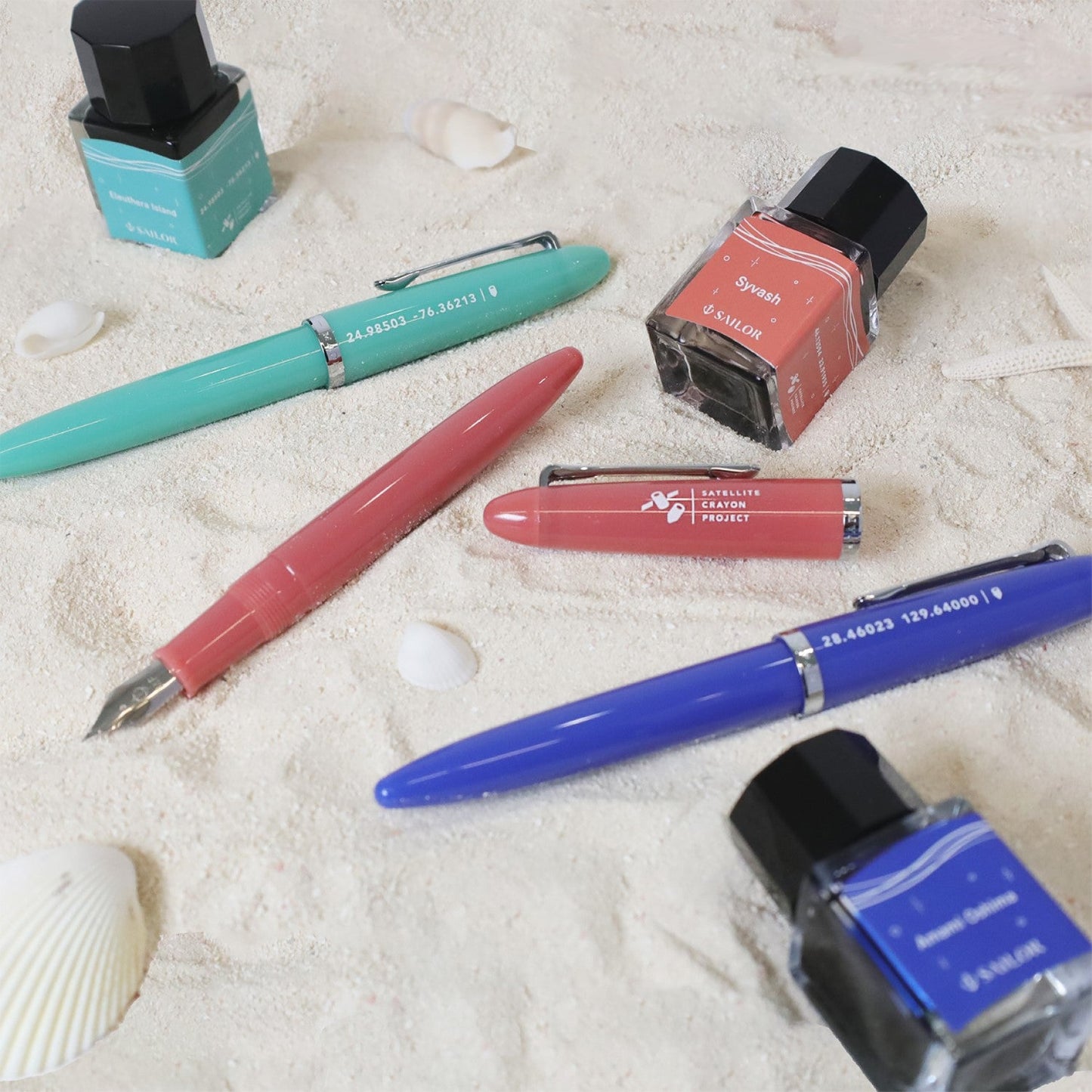 Stylo-plume Sailor Profit Junior+10 × Satellite Crayon Project