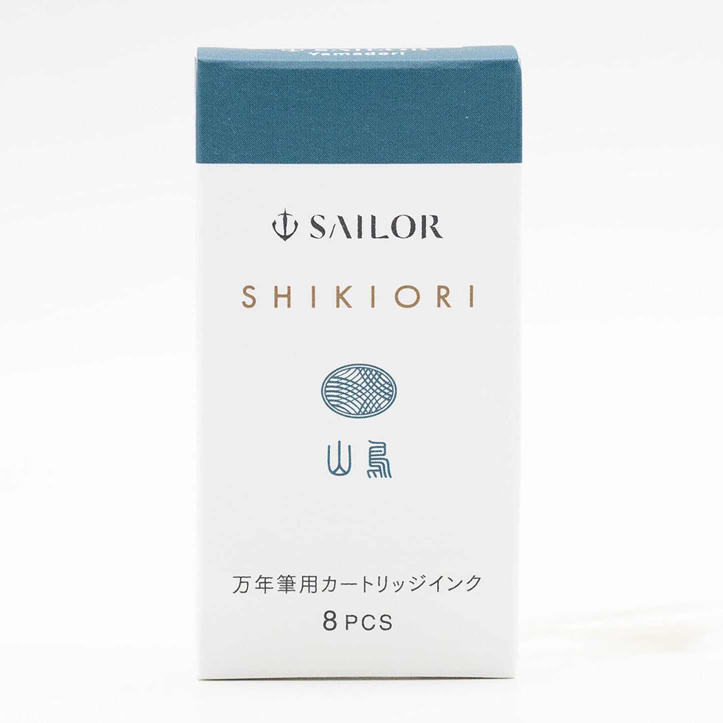 Boîte de 8 cartouches d’encre Sailor SHIKIORI Yamadori pour stylo-plume
