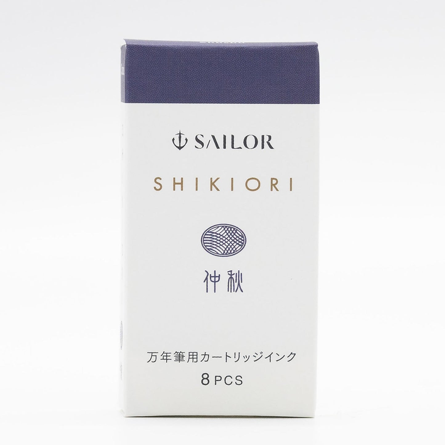 Boîte de 8 cartouches d’encre Sailor SHIKIORI Chushu pour stylo-plume