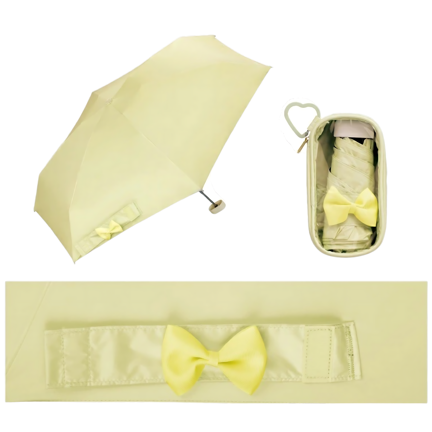 Parapluie Pliable Anti-UV avec Pochette Transparente RIZZFUL Wpc.